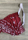 Butterfly Top - Burgundy Bandanna