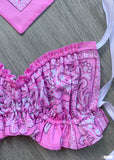 Butterfly Top - Pink Bandanna