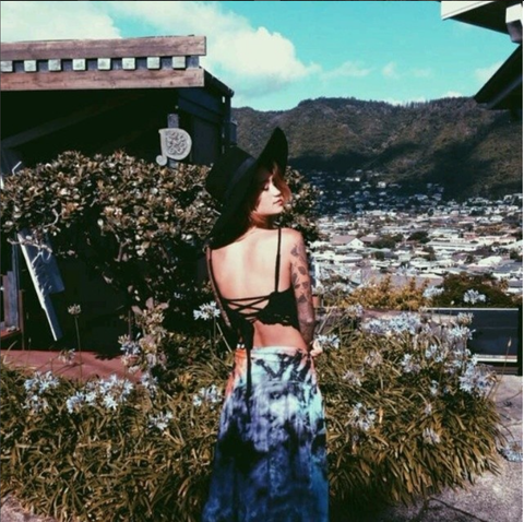 Beneath the Trees Crop Top